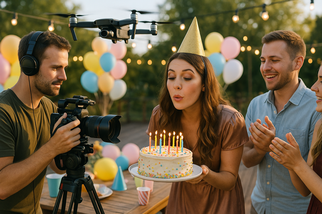 Vídeo de Casamento e Aniversário em Cena