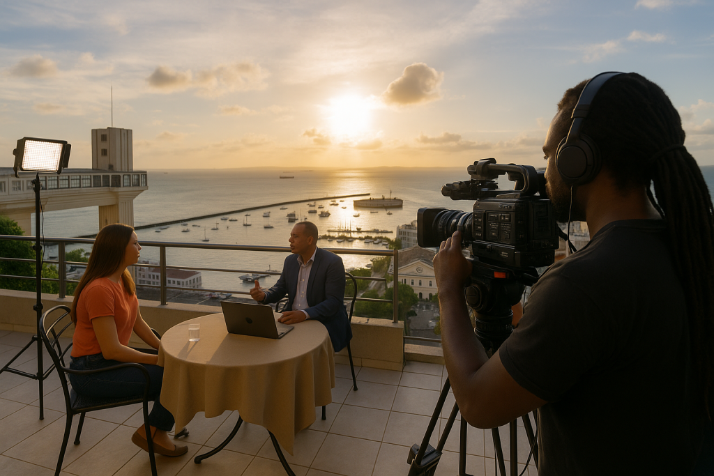 Com tecnologia de ponta e internet estável, Salvador ganha destaque com transmissões ao vivo que unem qualidade, emoção e conectividade.
