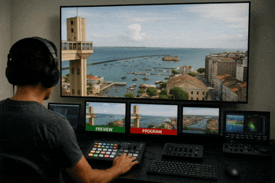 Audiovisual Conectando Salvador ao Mundo