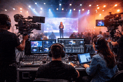 Transmissão ao vivo e Live