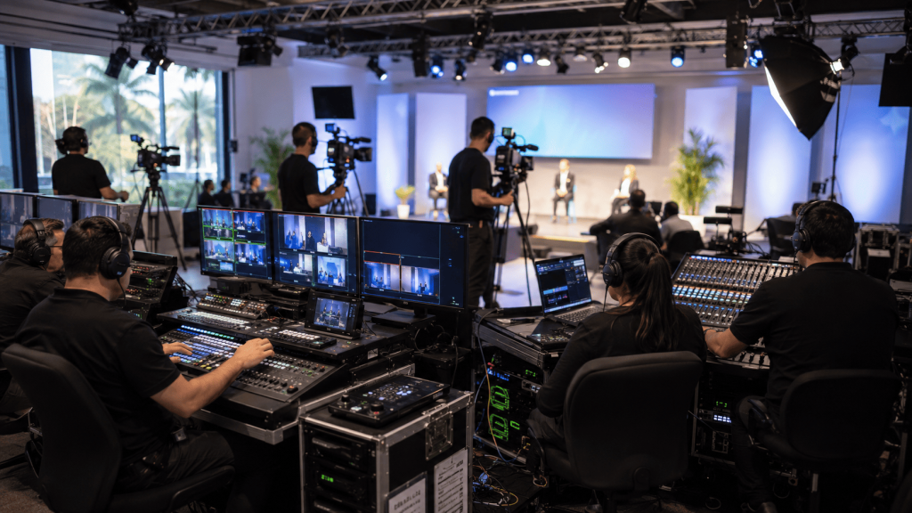 Produção Audiovisual Conectada para Eventos com Qualidade e Segurança