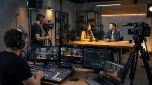 Produtora de Vídeo para Transmissões ao Vivo, Conectadas e Sem Interrupções