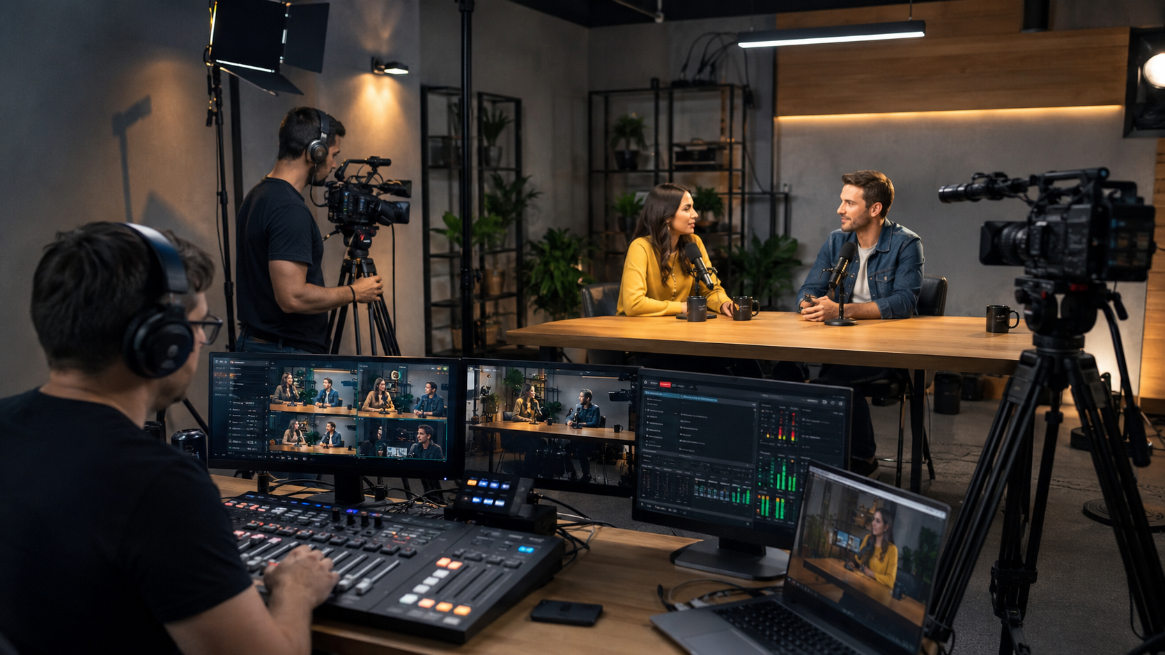 Produtora de Vídeo para Transmissões ao Vivo, Conectadas e Sem Interrupções