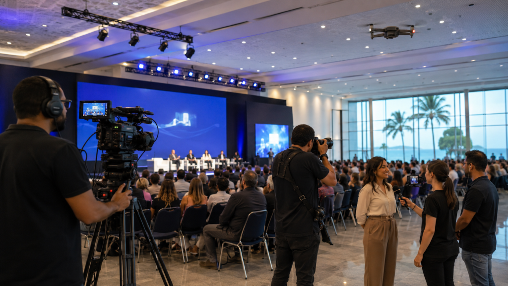 Produtora de Vídeo para Eventos no Centro de Convenções Salvador